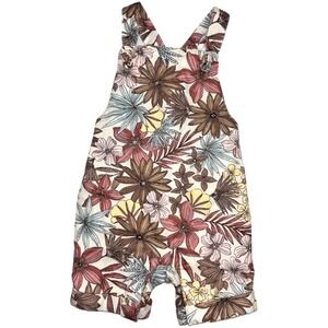 Janie‎ & Jack The Scenic Route Floral 6 9 12 Mos Coverall Lined Romper Outfit